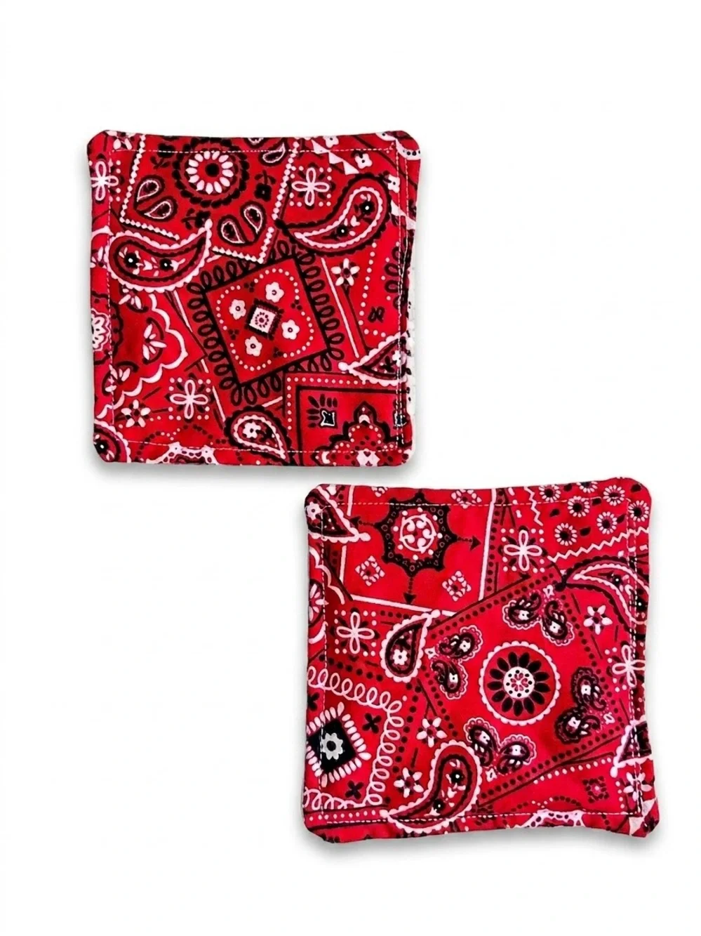 Hand Crafted Red Bandanna Non Slip Jar Grippers Opens Hard to Turn Lids